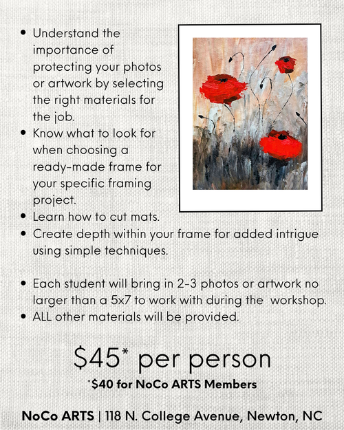 DIY Elevate Your Framing Workshop