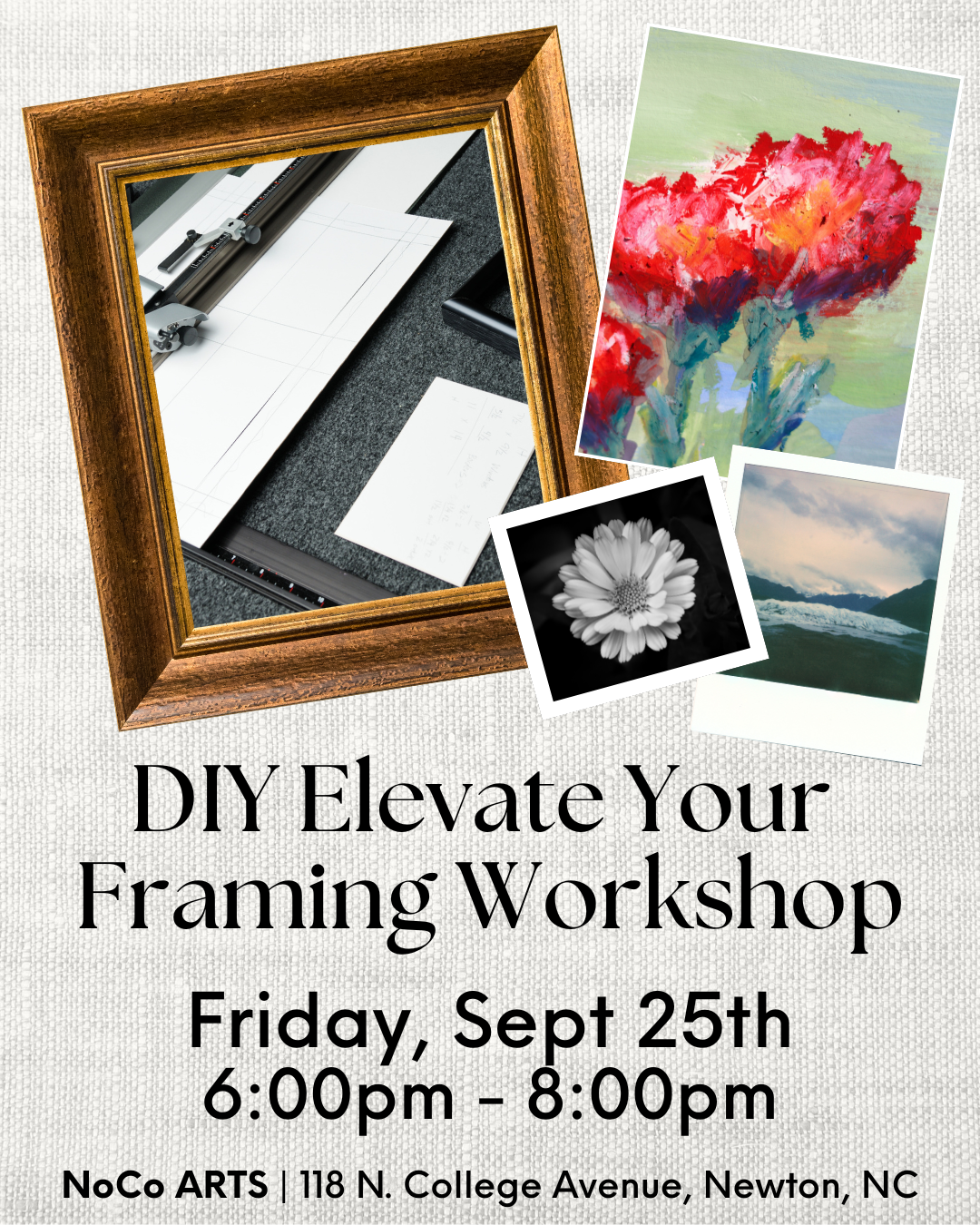 DIY Elevate Your Framing Workshop