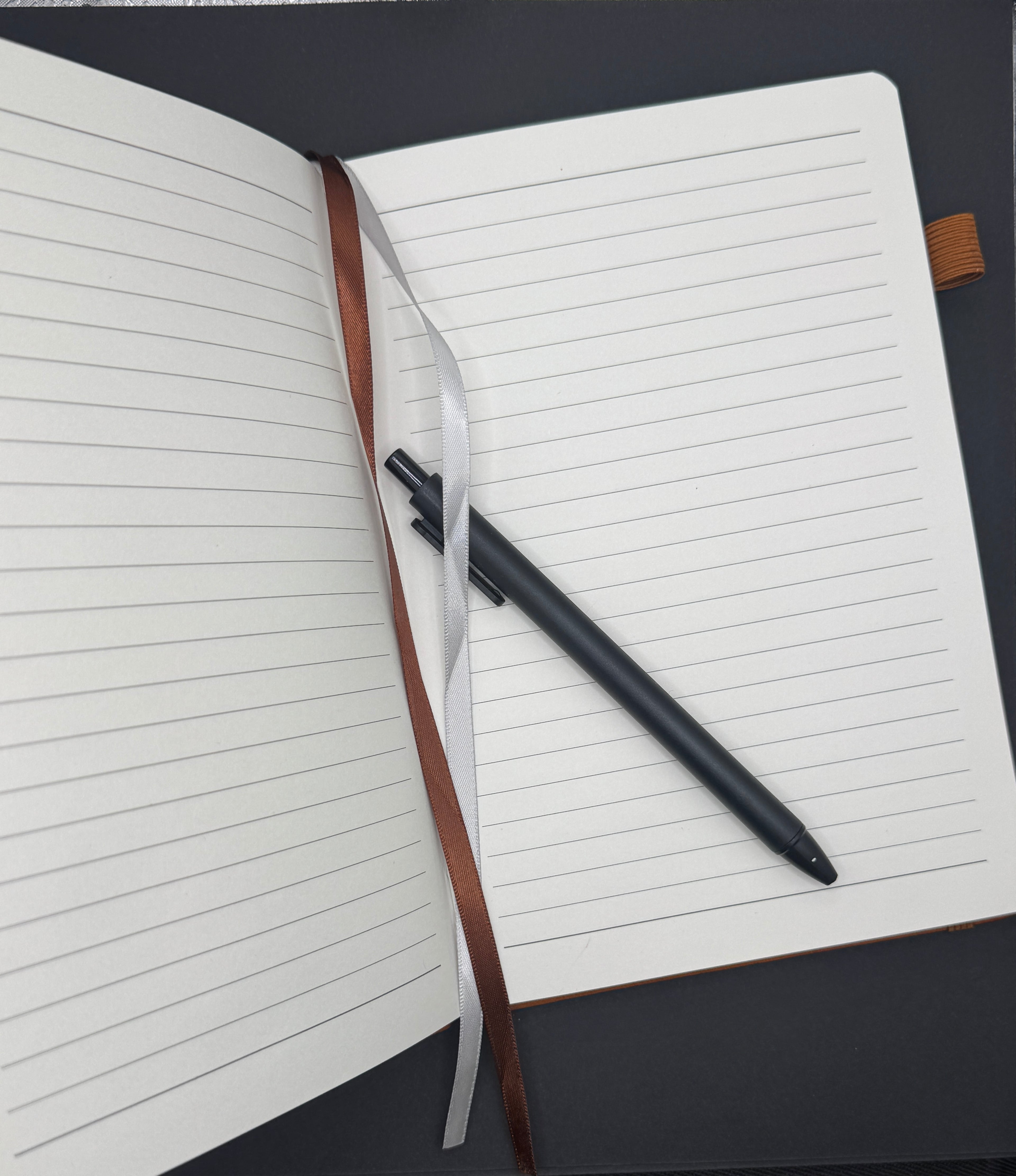 Hand Painted Leather Journal - Floral