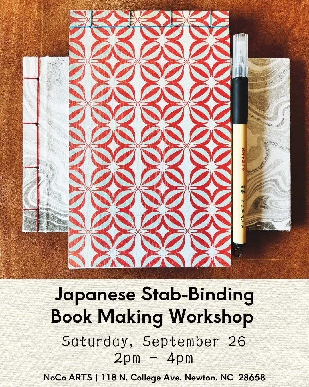 Japanese Stab-Binding Bookmaking Workshop