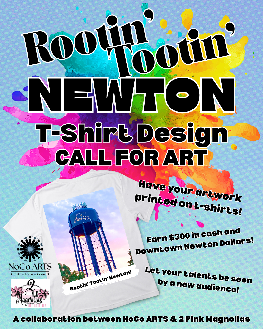 'Rootin' Tootin' Newton' T-Shirt Design