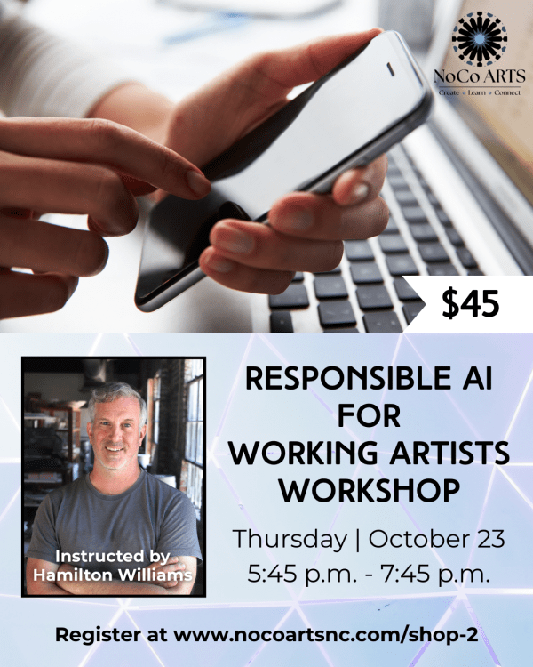 waso23. Responsible AI for Working Artist Workshop | October 23