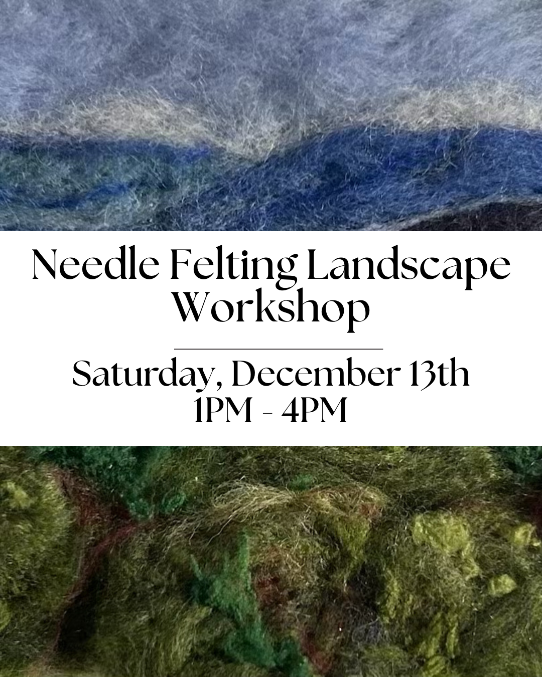 wwd. Landscape Needle Felting Workshop | December 13th - Image 1