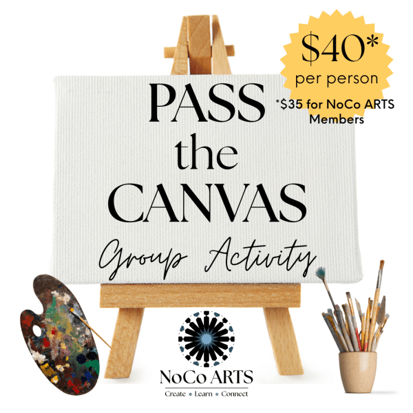 wwm28. Pass the Canvas Collaborative Art Activity | MARCH 28