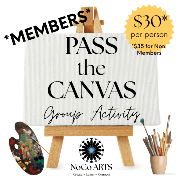 wwm07m. Pass the Canvas Collaborative Art Activity | MARCH 7 *MEMBERS*